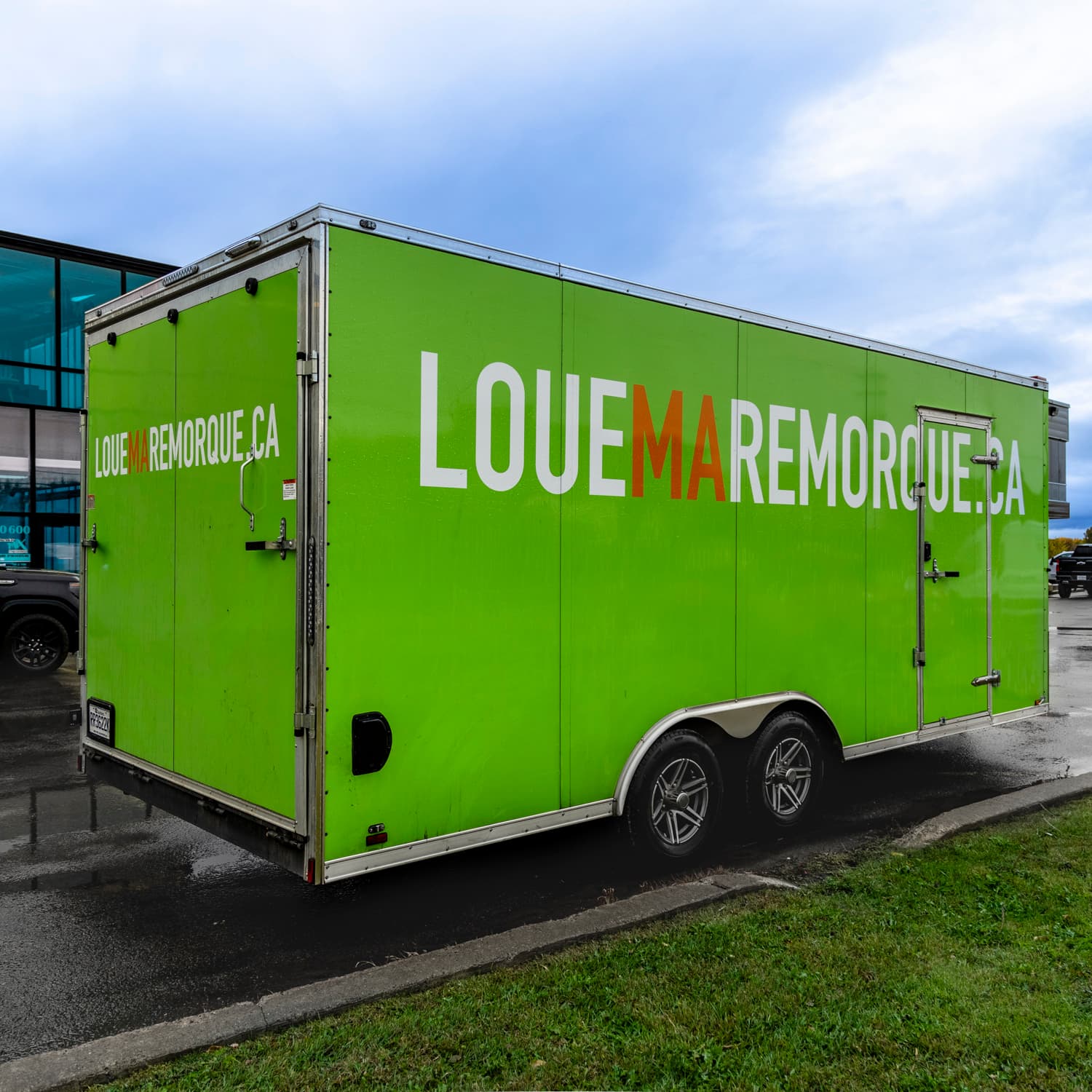 20-foot enclosed trailer