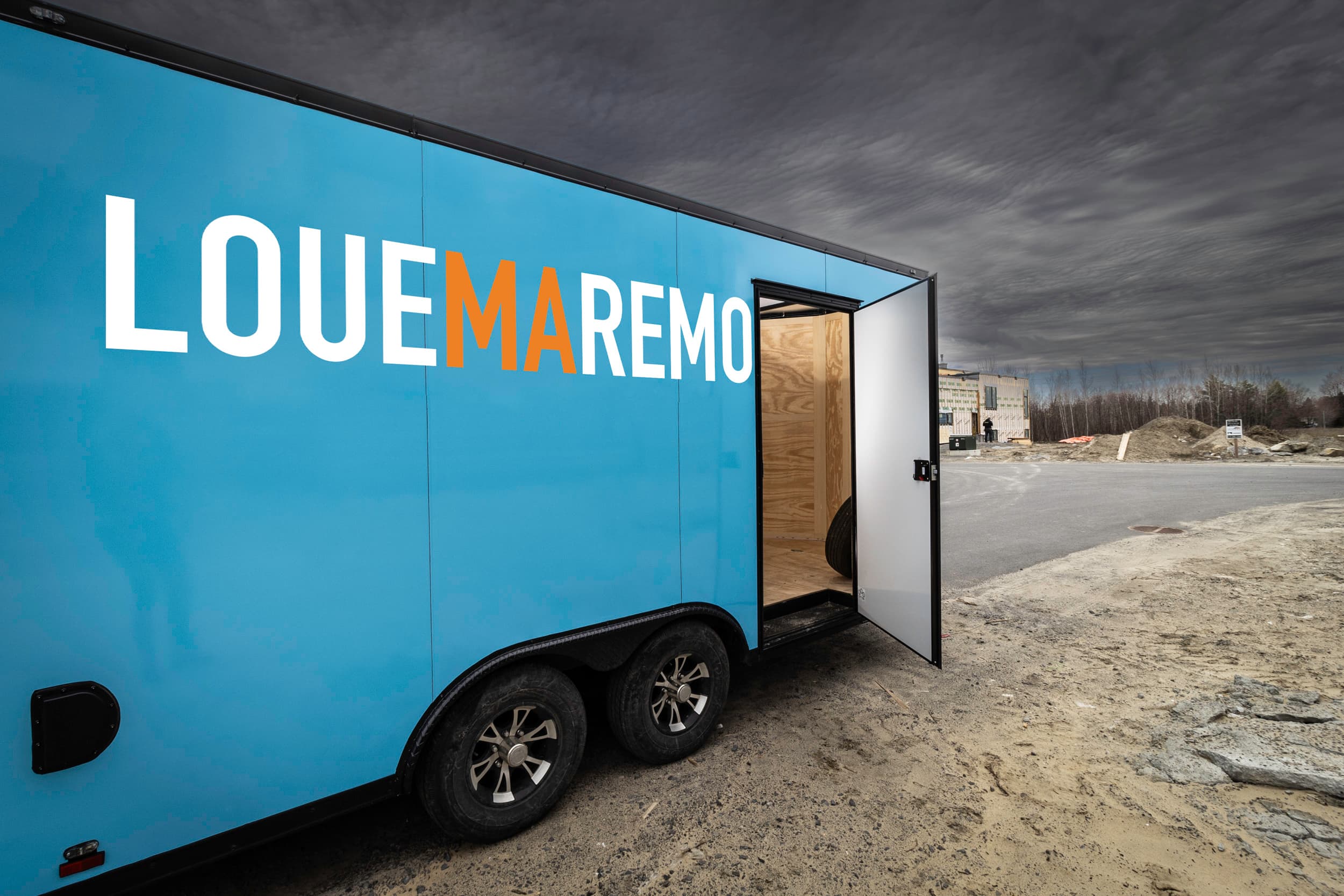 16-foot enclosed trailer