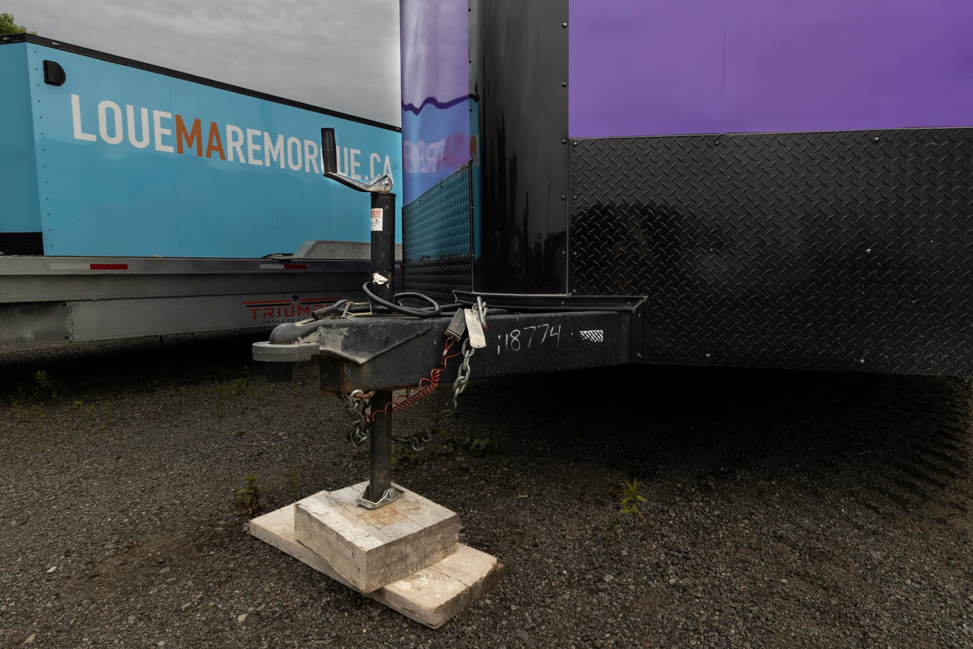 20-foot enclosed trailer