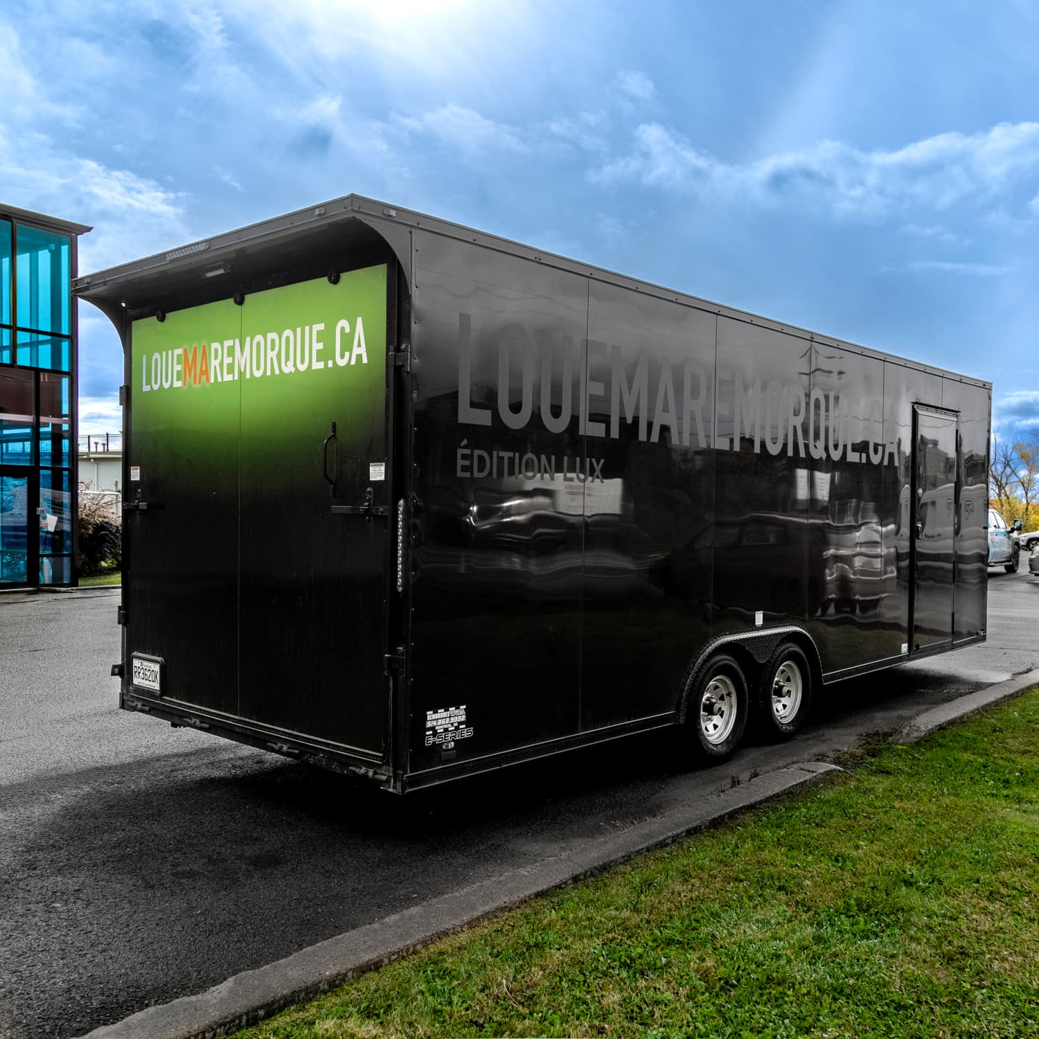 24-foot enclosed trailer