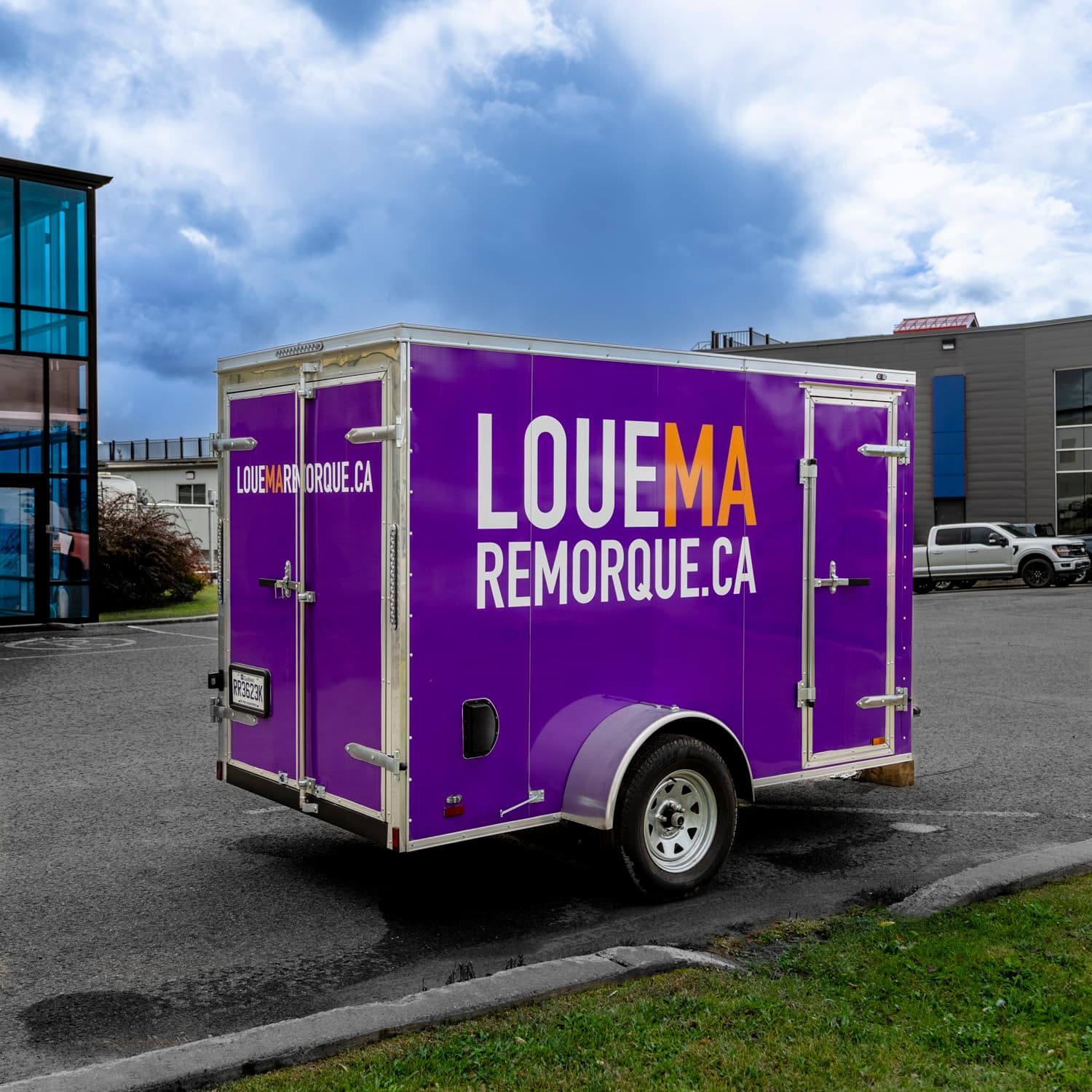 10-foot enclosed trailer