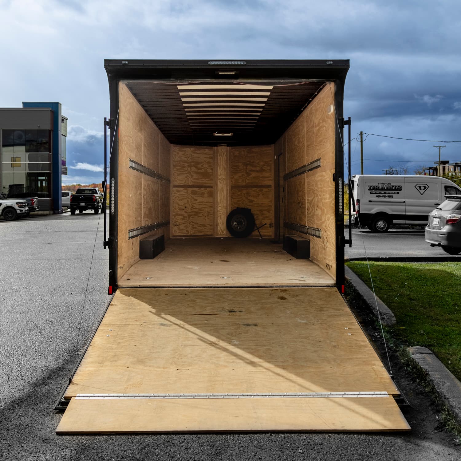 24-foot enclosed trailer